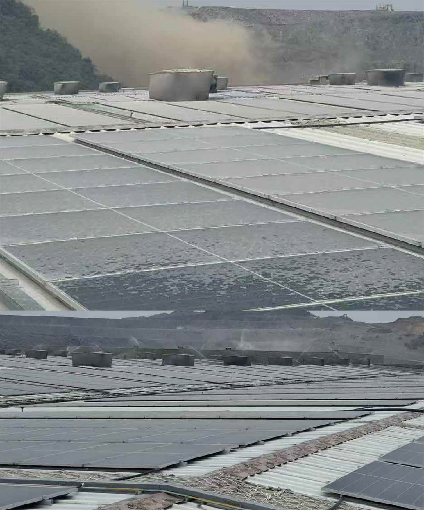 某采石场电站光伏项目现场